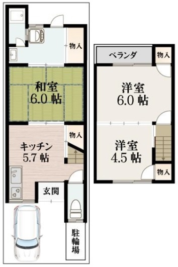 宇治市槇島町南落合　収益物件